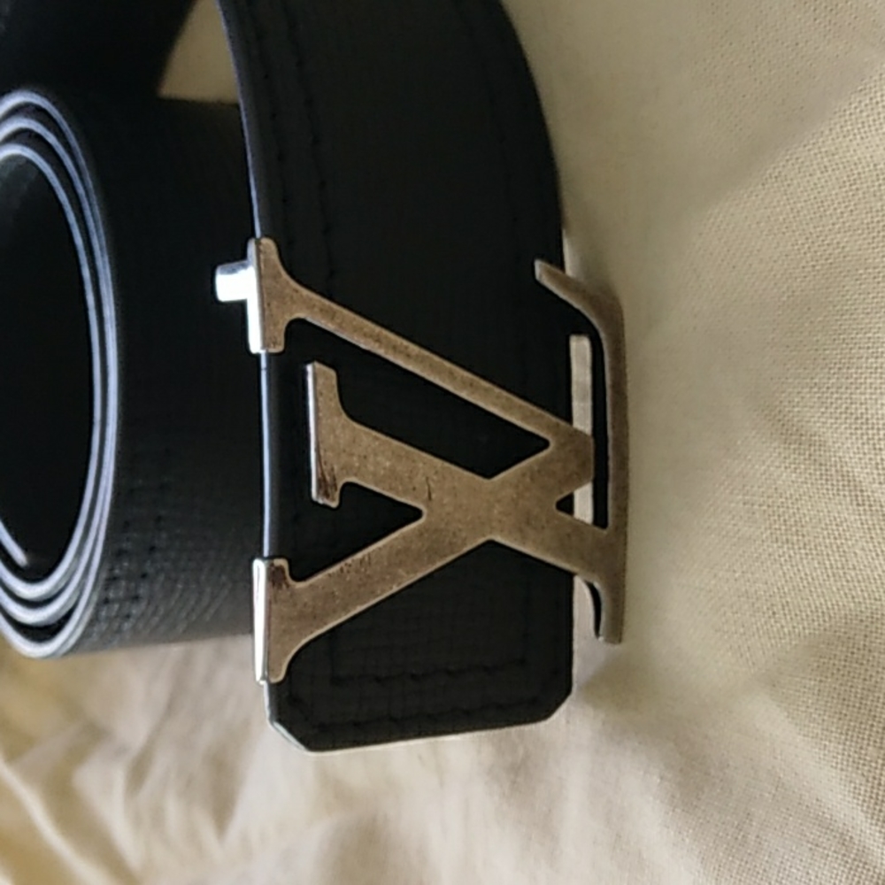 Louis Vuitton men's Utah leather belt  size 95/38 - Picture 2 of 8